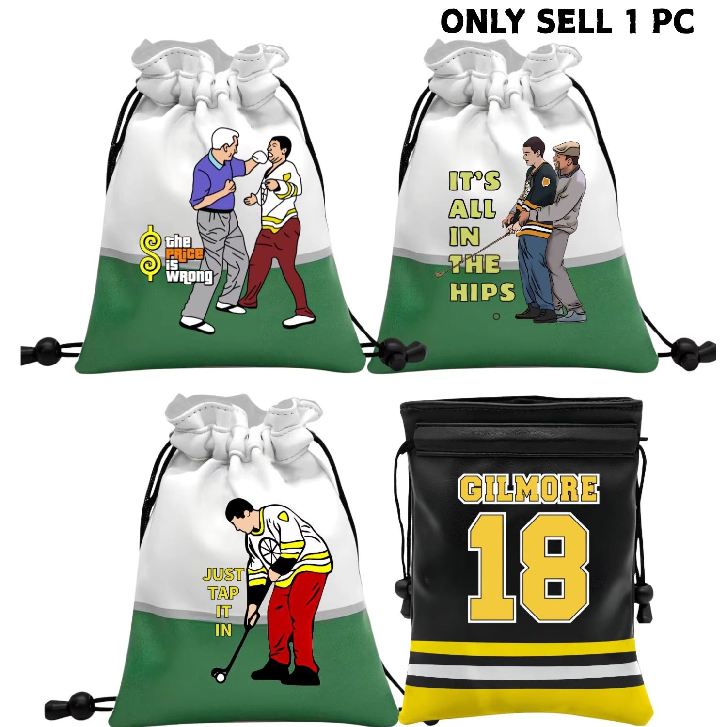 Happy Gilmore 18 Borsa Portaog - Golf Ball Premium recensione e prezzo