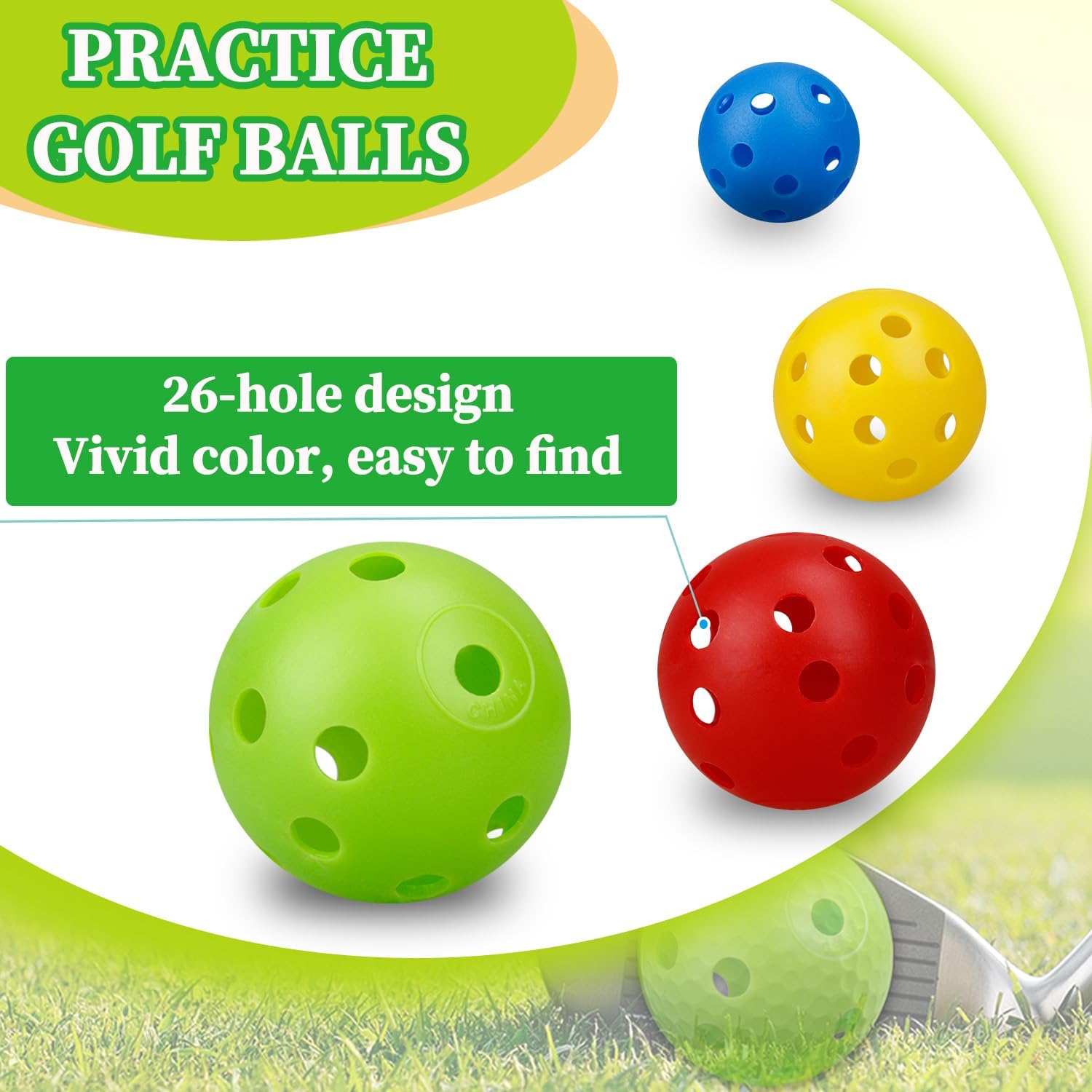 24Pcs 42MM flusso d'aria color - Golf Exercise Equipment recensione e prezzo